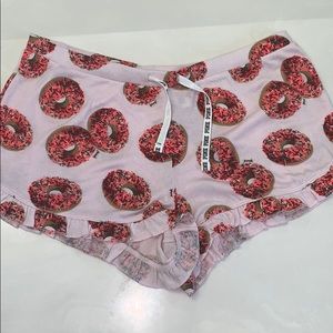 PINK Donut Pajama Shorts 💕🍩